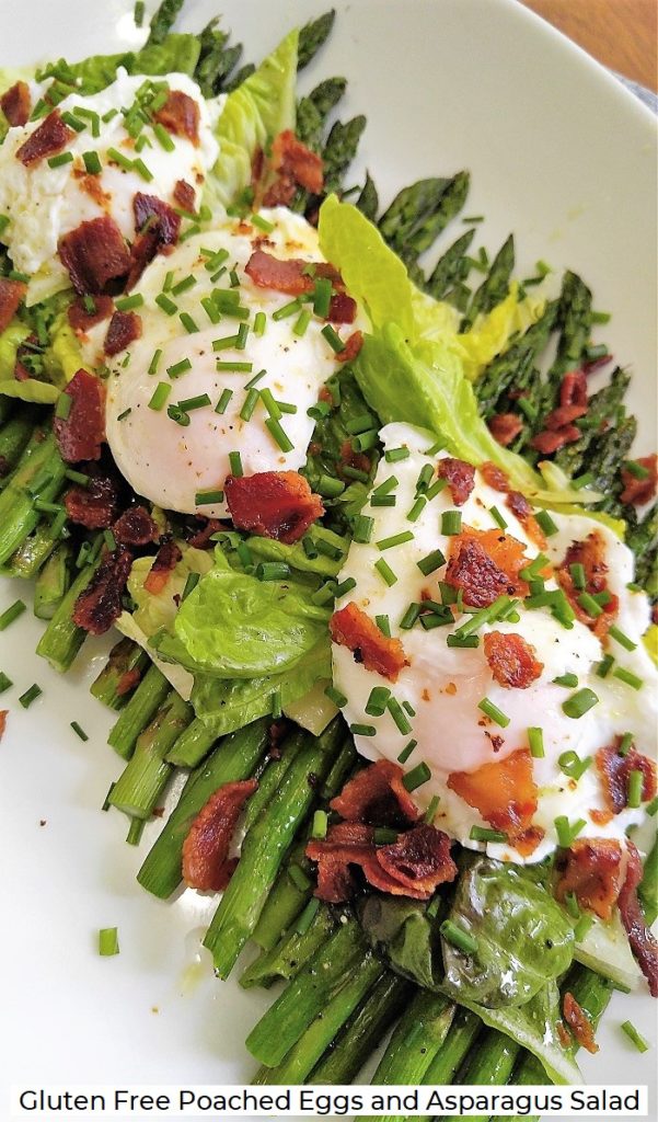 Gluten Free Poached Eggs and Asparagus Salad | Gluten Free by Jan