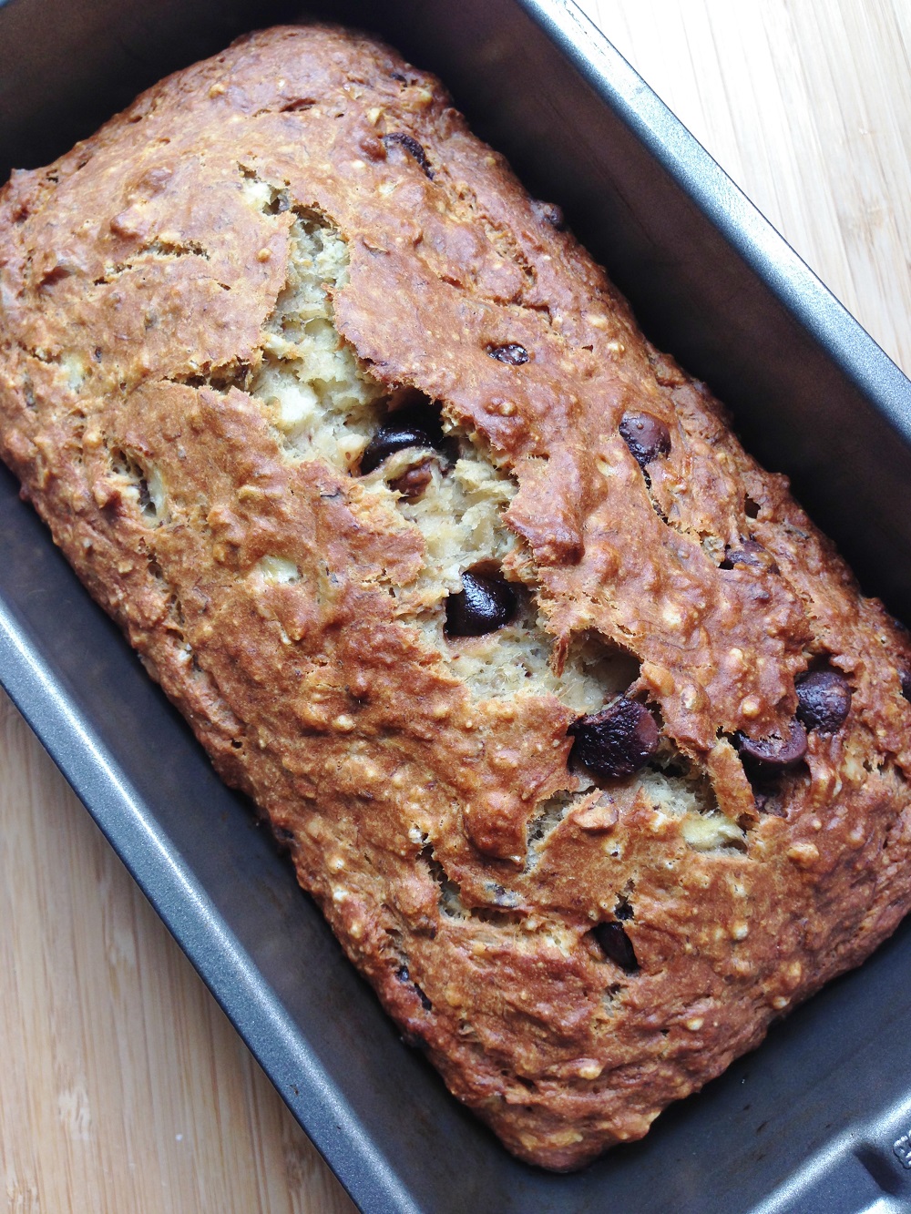 Gluten Free Banana Nut Bread with Chocolate Chips | Gluten Free by Jan